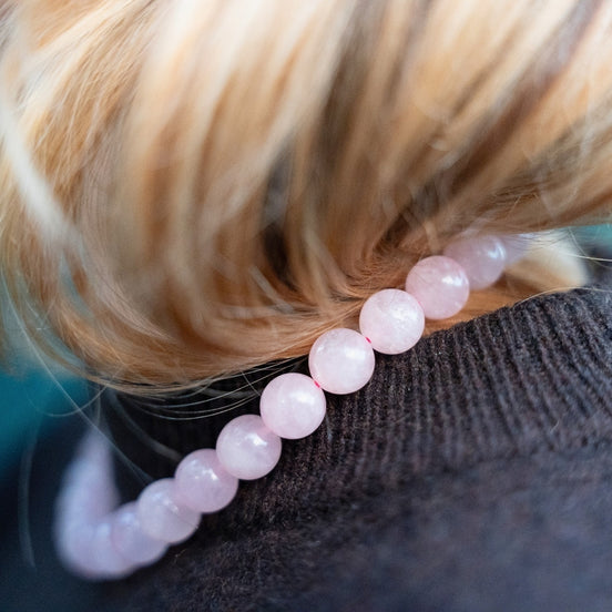 Amour - Collier Quartz Rose