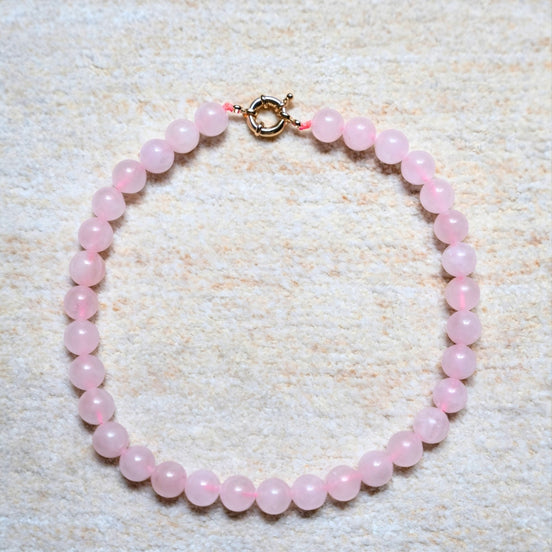Amour - Collier Quartz Rose