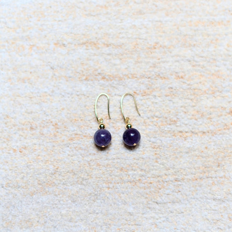 Sérénité - Boucles d'oreilles Améthyste